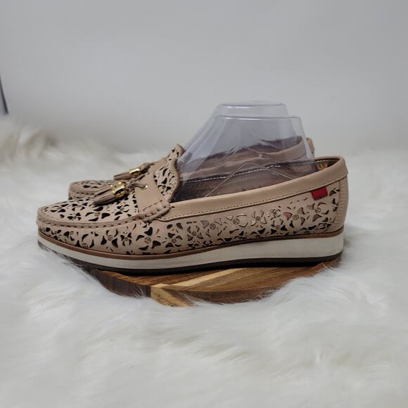 Marc Joseph Brooklyn Diamond Cut Bow Tassel Loafer 9.5 - Picture 1 of 7